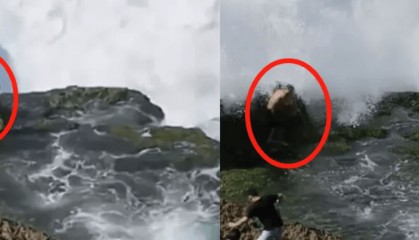 俄罗斯一女子在泰国海边岩石上做瑜伽被浪卷走,不幸身亡!