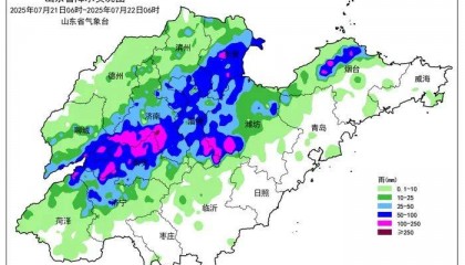 济南最大点位雨量达408.5毫米,今明仍有雨 ,最新天气预报