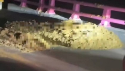 贵阳一网红飙车路段被村民用粪便封路?当地回应:村民拉肥料时不慎洒漏
