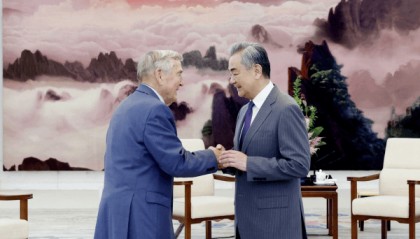 王毅会见美国哈佛大学教授艾利森