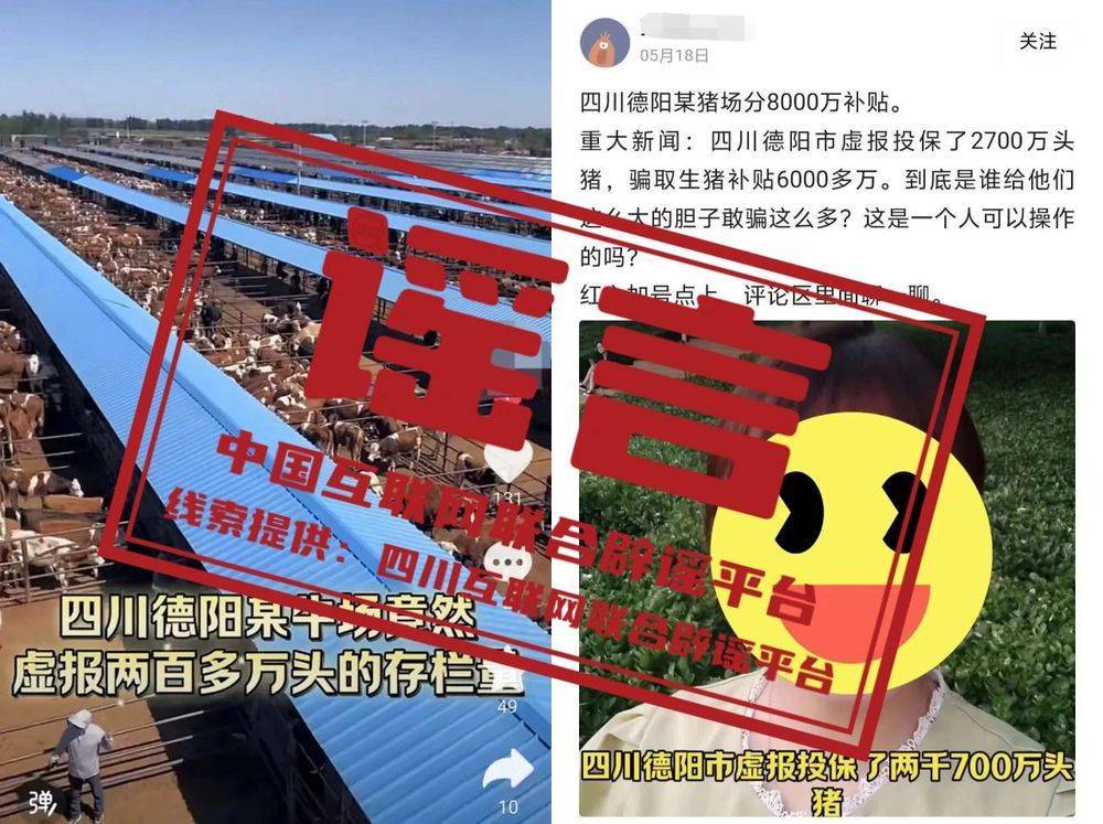 中国互联网联合辟谣平台6月12日辟谣榜发布